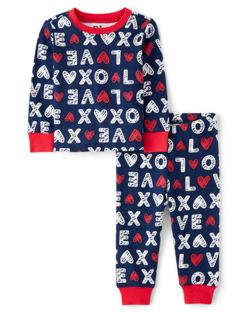 The Children'S Place,And Toddler Valentine'S Day Snug Fit 100% Cotton Pajama,5T