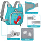 Toddler Harness Leash + Anti Lost Wrist Link, Accmor Dinosaur Baby Harnesses With Kids Leashes For Boys, Cute Child Walking Anti