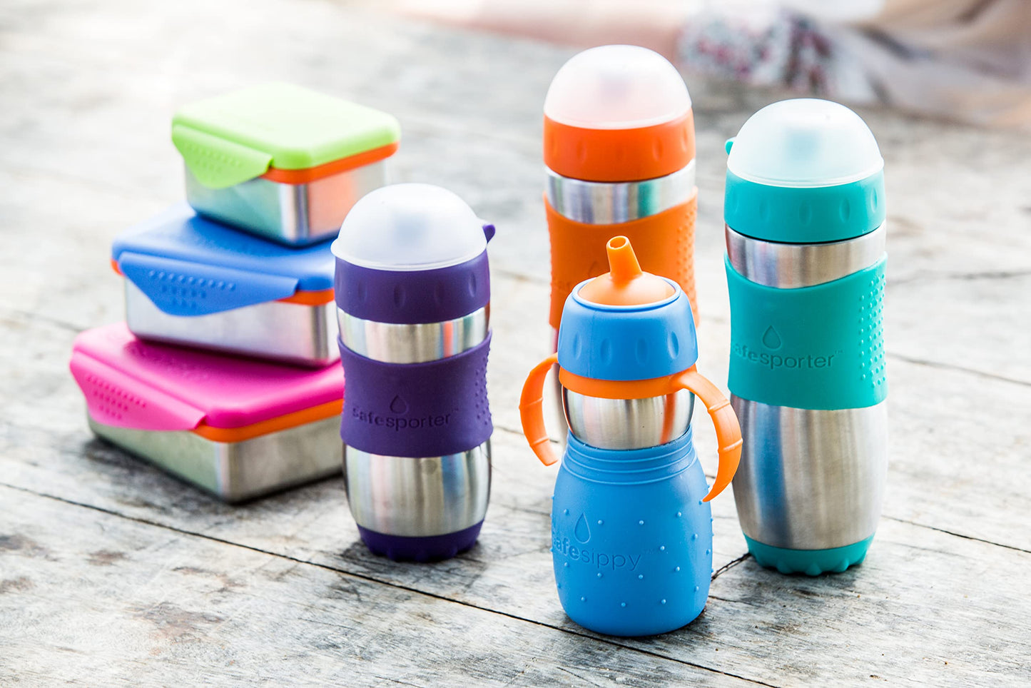 Kid Basix Safe Sippy, Stainless Steel Cup For Babies/Toddlers, Round Spout, Dishwasher Safe, Bpa Free, 11 Oz. Travel/School/Play