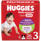 Huggies Size 3 Baby Diapers, Little Movers HuggFit 360 Baby Diapers with 360 Waistband, Size 3 (16-28 lbs), 26 Count, Packaging 