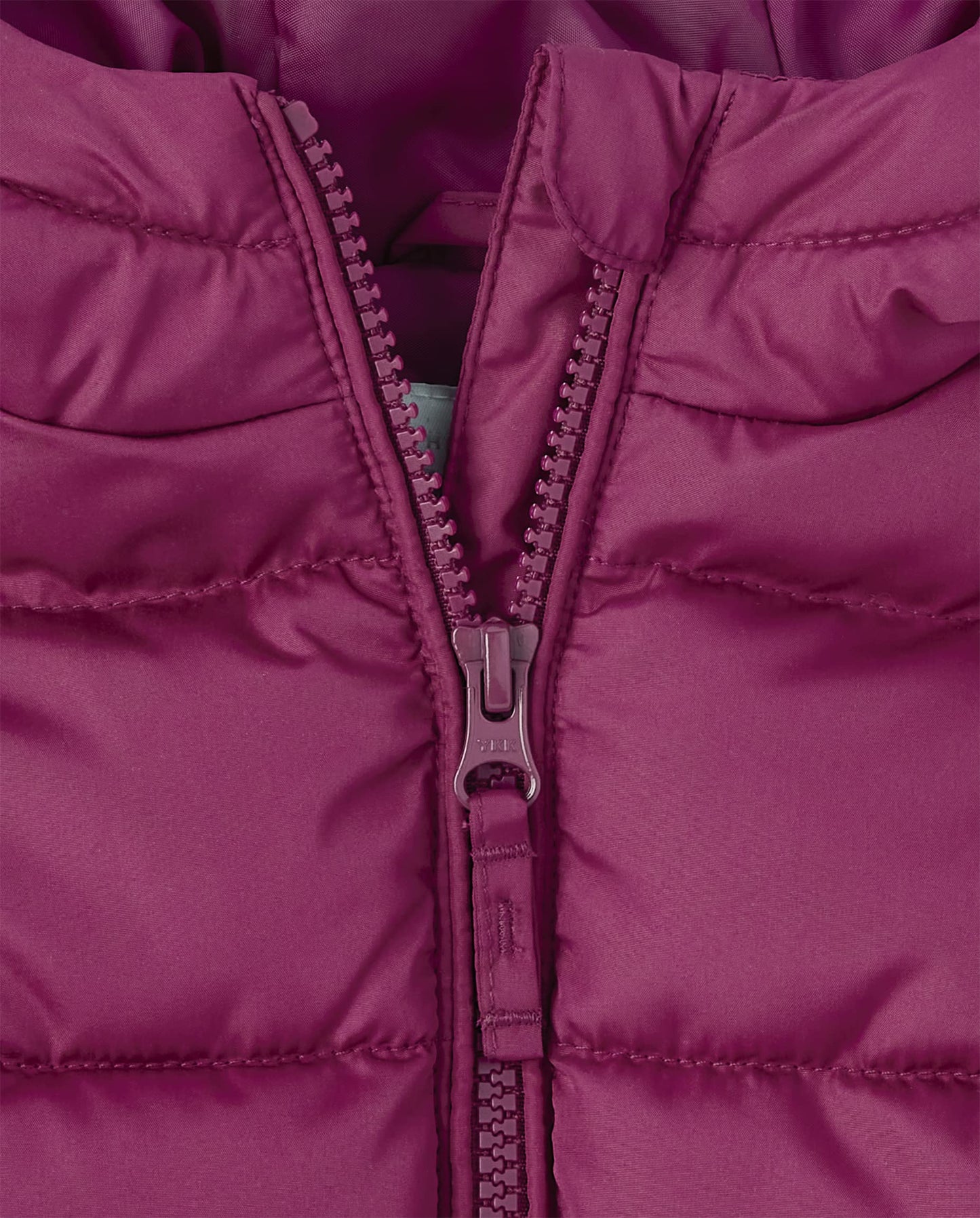 The Children'S Place Baby Girls And Toddler Medium Weight Puffer Jacket, Wind-Resistant, Water-Resistant Jacket, Purple Rose, 2T