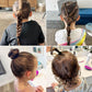 200 Pack Hair Ties Beoffer Kids Baby Toddlers Girls Elastics Hair Bands No Damage Black Small Rubber Bands Ponytail Pigtails Hol