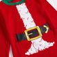 Kikizye Little Girls Boys Christmas Elf Pajamas Children Long Sleeve Cotton Pjs Kids Xmas Jammies Size 7