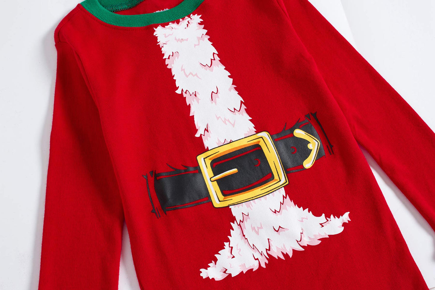 Kikizye Little Girls Boys Christmas Elf Pajamas Children Long Sleeve Cotton Pjs Toddler Xmas Jammies Size 2T