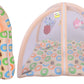 Kwitchy Baby Bedding Set New Born Baby Bed | Mattress | Mosquito Net | Play Gym | Playmats | Cotton | Infants | Gift Combo | Bed