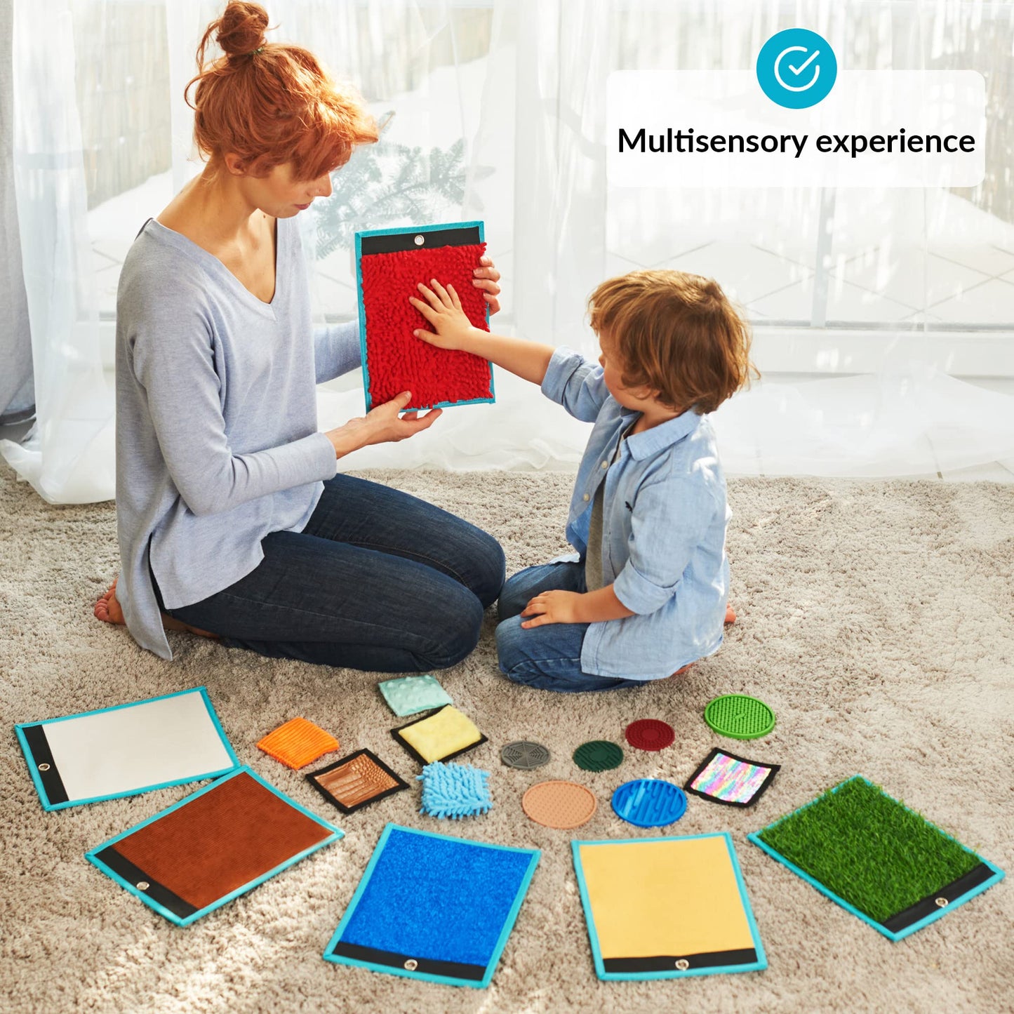 ODOXIA Sensory Mats for Autistic children  Sensory Tiles for Kids  Mats, Discs & Bean Bags  Sensory Wall Panel  Multi-Sensory Ex