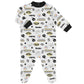 Gerber Nfl Pittsburgh Steelers 3 Pack Bodysuit Sleep N Play Footie Cap Registry Gift Set, Black/White Pittsburgh Steelers, 0-3M