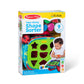 Melissa & Doug Ks Kids Take-Along Shape Sorter Baby Toy with 2-Sided Activity Bag and 9 Textured Shape Blocks Sensory Toys, Tra