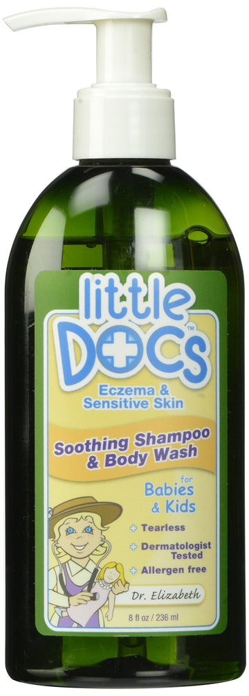Little Docs Childrens Shampoo and Body Wash Eczema and Sensitive Skin Formula, 8 oz