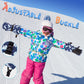 Winter Kids Waterproof Gloves For Boys Girls Snow Ski Toddler Baby Mittens Outdoor For Infant Teens 1-5T (N-Navy Dinosaur, M(2-4