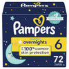 Pampers Overnight Diapers - Swaddlers Overnights - Size 6, 72 Count, Disposable Baby Diaper, Night Time Leak And Skin Protection