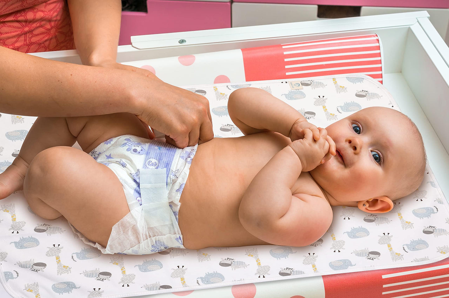 Baby Diaper Changing Pad Liners(22X27.5 Inches) Soft Cotton Waterproof Changing Pad For Baby Underpads Mattress Pad Sheet Protec