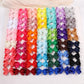 80Pcs 3Inch Hair Bows For Girls Grosgrain Ribbon Toddler Hair Accessories With Alligator Clips For Toddlers Baby Girls Kids Teen