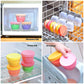 Youngever 18 Sets Baby Food Storage, 6 Ounce Baby Food Containers With Lids, 9 Bright Pink Colors, With Lids Labels
