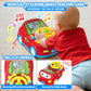 Toys for 1 Year Old Boy Gifts - 2-in-1 Toddler Push Car & Musical Racing Adventure Steering Wheel Driving Game, Interactive Lear