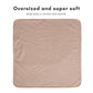 Konssy 2 Pack Muslin Hooded Baby Towels For Newborn Soft 100% Cotton Baby Bath Towel With Hood For Baby, Infant Ultra Absorbent,