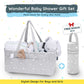 Starhug Baby Diaper Caddy Organizer - Baby Shower Basket | Large Nursery Storage Bin For Changing Table | Car Travel Tote Bag |