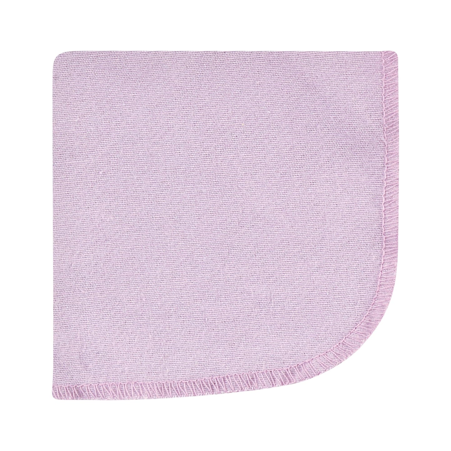 Hudson Baby Unisex Baby Flannel Cotton Washcloths, Purple Dainty Floral 10 Pack, One Size