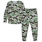 Gerber Unisex Baby Toddler Buttery Soft 2-Piece Snug Fit Pajamas With Viscose Made From Eucalyptus, Camo, 12 Months