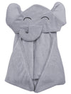 Yoyoo Premium Baby Bath Towel - Viscose Derived From Bamboo, Baby Hooded Towels - Newborn Essential Cute Grey Little Elephant -P