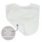 Neat Solutions 2-Ply Knit Terry Solid Color Feeder Bibs In White - 10 Count(Pack Of 1)