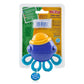 Nuby Vibe-eez Vibrating Teether - Battery Powered - Textured Surface and Easy to Grasp Toy for Baby Teething Relief - 3+ Months