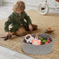 Small Woven Cotton Rope Basket Cute Baby Gift Baskets Empty Decorative Storage Basket For Organizing Shelves Closet Baby Nursery