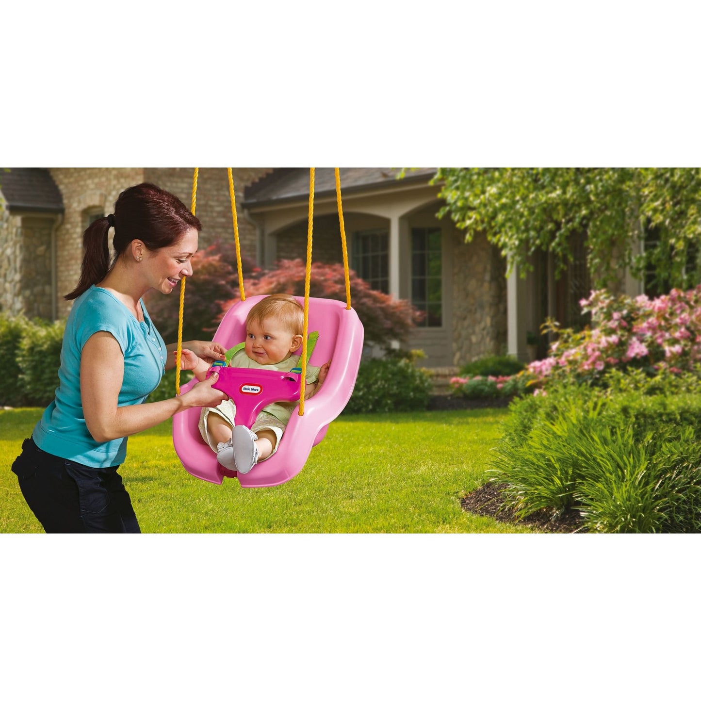 Little Tikes 2-In-1 Snug N Secure Swing-Pink