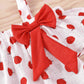 Hipea Toddler Cirl Clothes Summer Outfits Ruffle Camisole Fruit Tops And Casual Shorts 2-Piece Girls Clothes (Red-Apple, 2-3T)