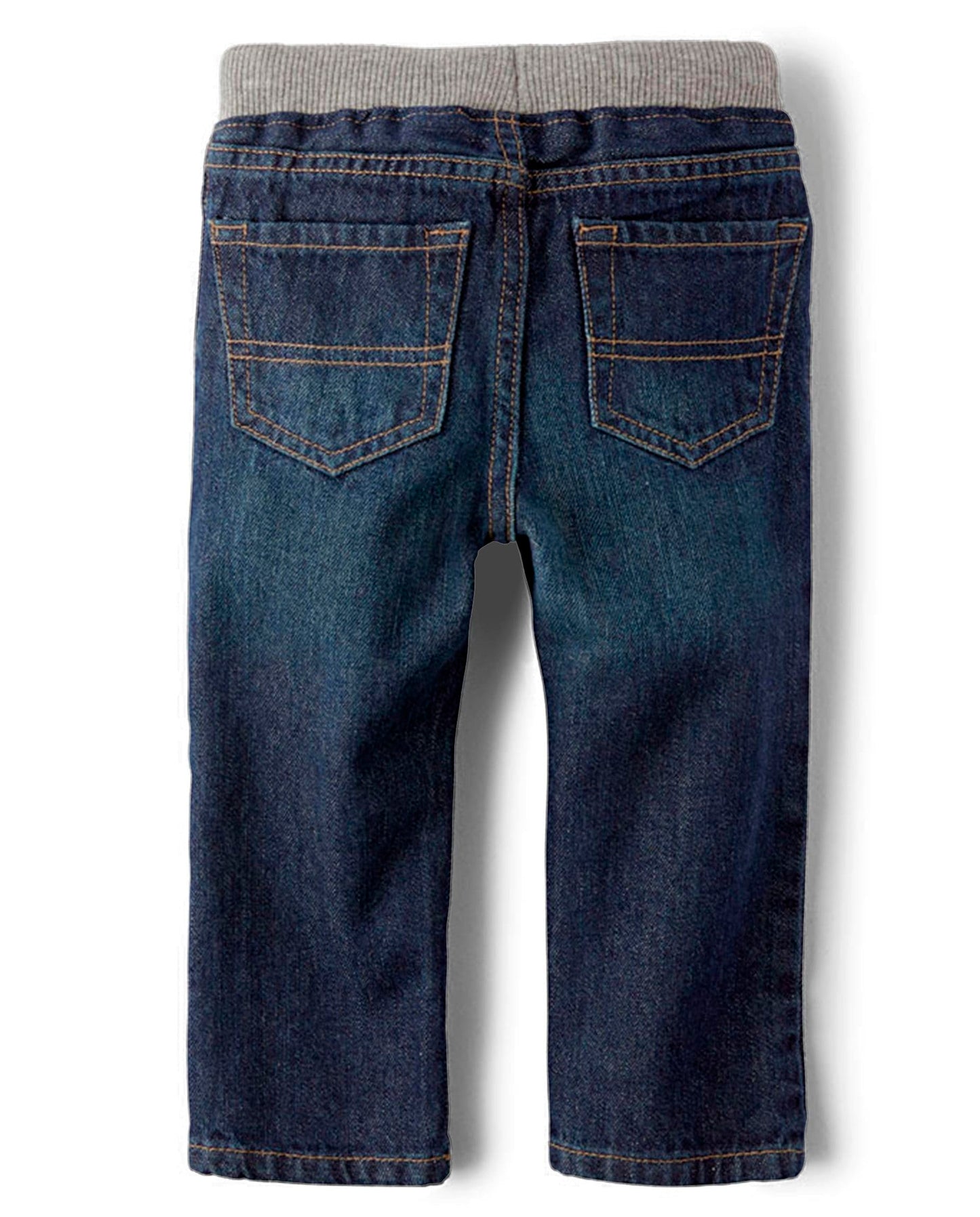 The Children'S Place Baby Boys' Pull On Straight Jeans, Liberty Blue, 12-18 Months