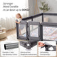 Baby Playpen,Extra Large Playpen for Babies and Toddlers, Sturdy Play Pen Play Yard with Safety Gate,79   x59   Baby Play Pen(De