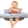 Binxy Baby 2-In-1 Cushy High Chair Cover And Shopping Cart Cover For Baby, Comfortable Cover For Grocery Cart, Universal Fit Car