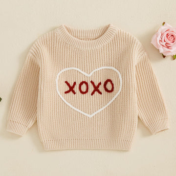 Amnnchya Toddler Infant Newborn Baby Boy Girl Sweater Homemade Rolls Knit Crewneck Pullover Sweatshirt Thanksgiving Outfit (Beig