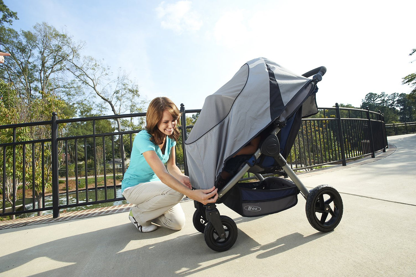 Bob Gear Sun Shield For Motion Strollers, Grey