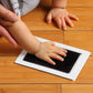 Green Pollywog | Baby Handprint And Footprint Kit | Elegant White Picture Frame | Non-Toxic | Inkless Footprint | Baby Footprint
