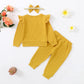 Toddler Baby Girl Clothes Top Pants Set Baby Girl Outfit Cute Baby Girl Gifts Baby Clothes Girl Clothing Ginger 18-24 Months Gir