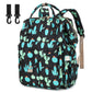 Cactus Diaper Bag Backpack for Baby Girls Boys, Large Capacity Multifunction Waterproof Maternity Mom Nappy Bags with Stroller S