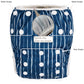 Noras Nursery Reusable Swim Diapers and Wet Bag - One Size Fully Adjustable - Seaside Unisex 3 Pack with Wet Bag