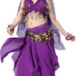 Breevo Purple Genie Costume For Girls Toddler Halloween Costume Kids 4T 4 5 6 7 8 10 12 14 16
