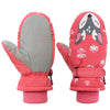 American Trends Toddler Mittens Winter Snow Glove Waterproof Mitten Warm Fleece Kid Ski Gloves For Boys Girls Pink Fox S