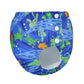 Durio Swim Diaper Washable Swimming Diapers Unisex Toddler Newborn Swim Diaper Reusable Girls Boy B Blue Seaworld 12-18 Months