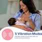 Dr Talbots Mom Breast Warming And Vibrating Lactation Massager, 2 In 1 For Improved Breastfeeding, Milk Flow, Let-Down, Clogged