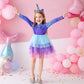 Dxton Baby Girl Winter Tutu Dress For Toddler Long Sleeve Party Dress Lh4595 5T