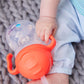 box Sippy Cup with Weighted Straw. Drink from any Angle, Leak Proof, Spill Proof, Easy Grip. BPA Free. For Babies 6m+ to Toddler