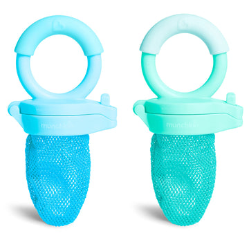 Munchkin Fresh Food Feeder, 2 Count (Pack Of 1), Blue/Mint