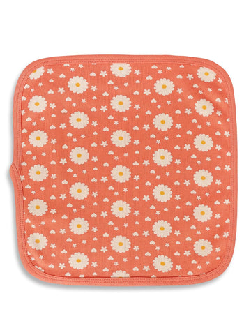 The Mom Store New Born Baby Napkin | Soft & Absorbent | 2626 cm Napkin Soft and Comfortable for Everyday Use | Cotton | Coral Bl