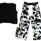 Storybook Wishes Classic Cowboy Chaps & Vest (4-6, Dark Brown/Black)