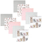 Hudson Baby Unisex Baby Flannel Cotton Washcloths 10-Pack, Wild Forest Pink, One Size
