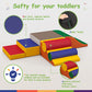 Betterhood Climbing Blocks - Kids Soft Foam Activity Playset - Toddler Soft Couch Climber Gymnastics Equipment For Crawling And