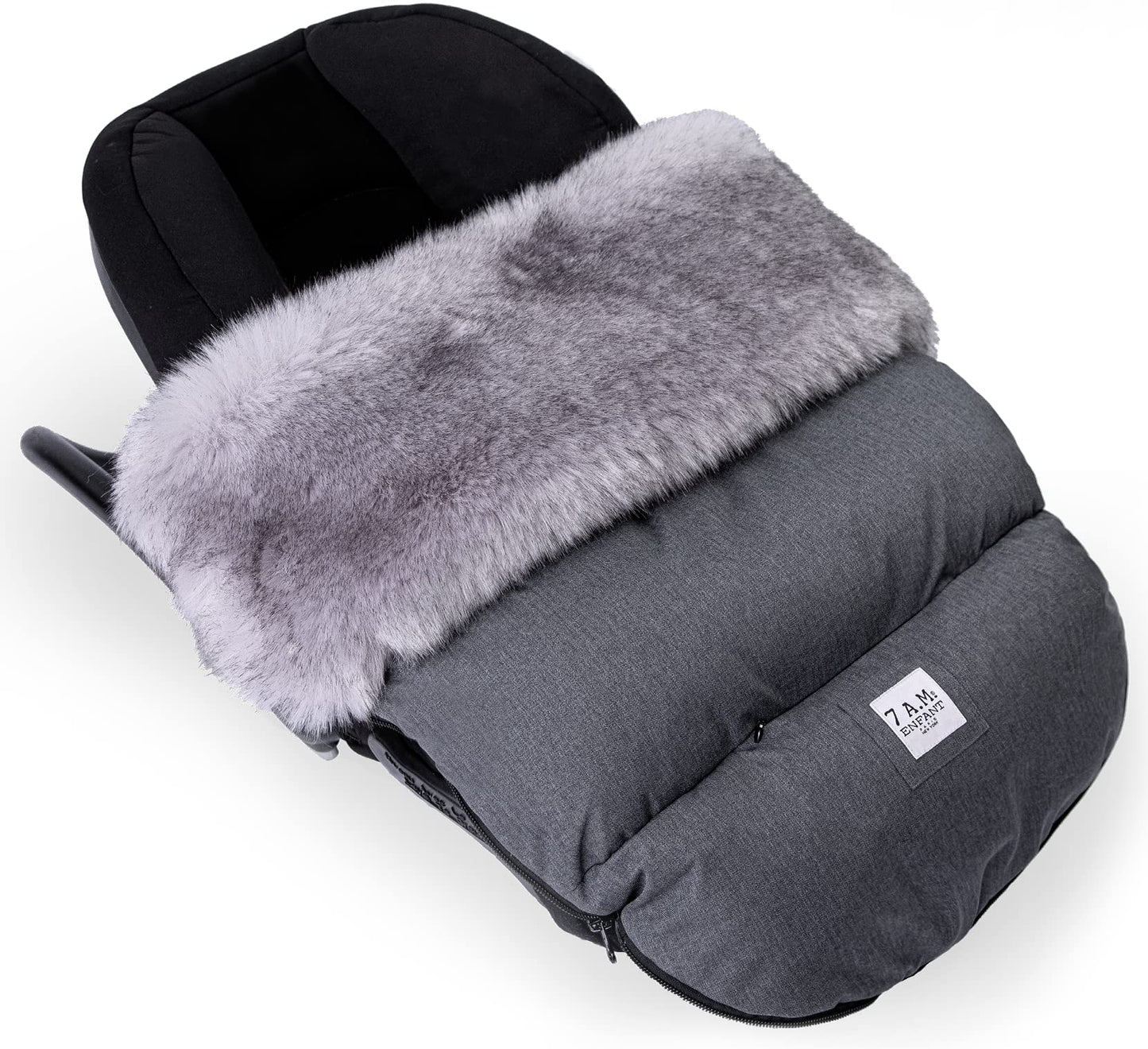7Am Enfant Universal Stroller Footmuff - Water Repellent Winter Bunting Bag For Strollers & Car Seats, Soft Micro-Fleece & Plush